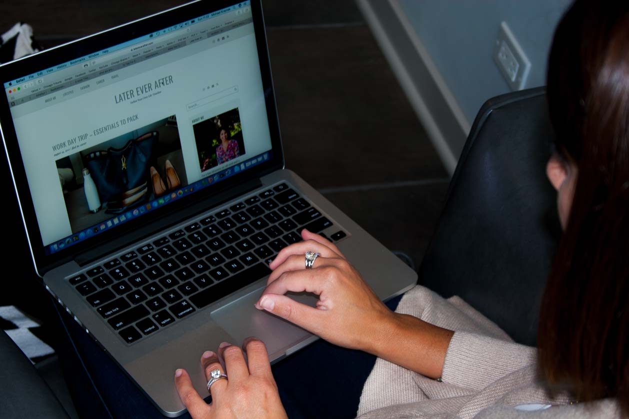 woman working on her laptop and sharing Work Life Balance