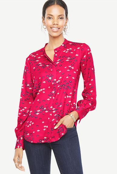 Ann Taylor Red Blouse - Later Ever After - A Chicago Based Life, Style ...