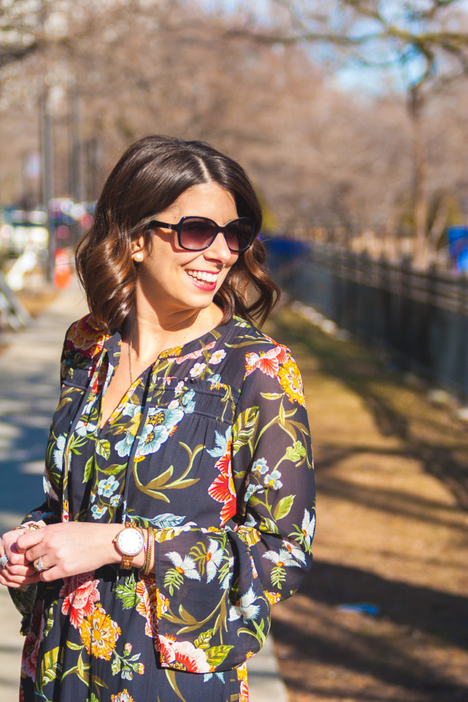 floral dress for spring