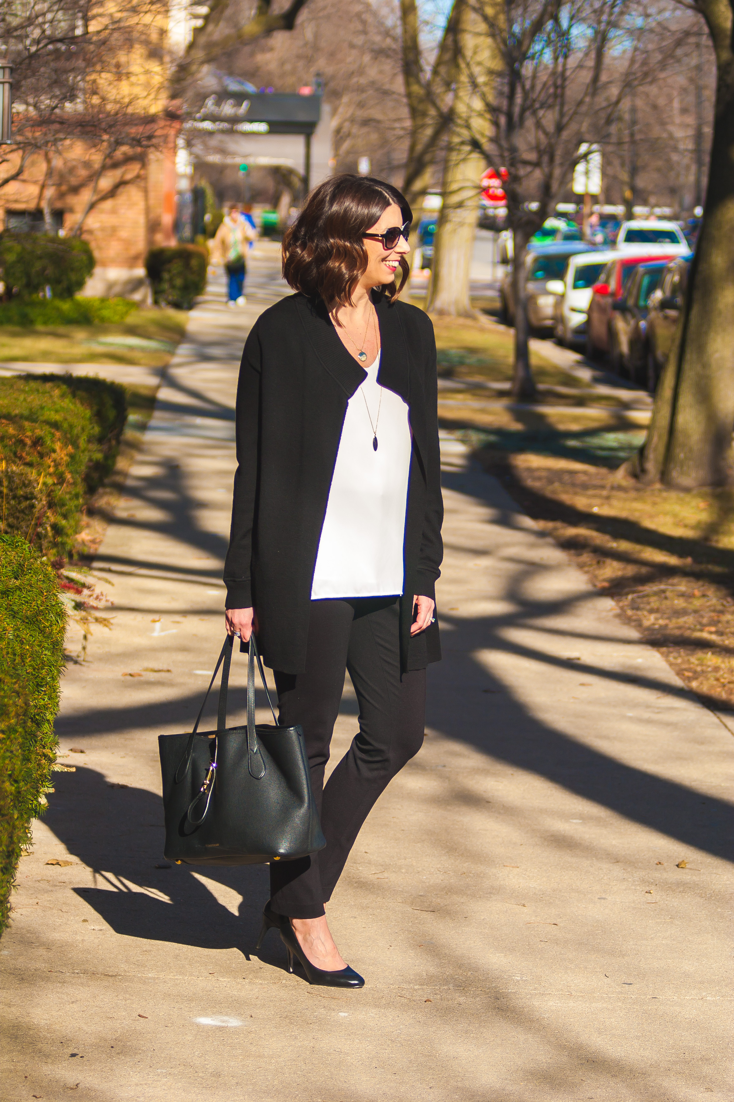 cream sleeveless blouse4 Later Ever After A Chicago Based Life, Style and Fashion BlogLater