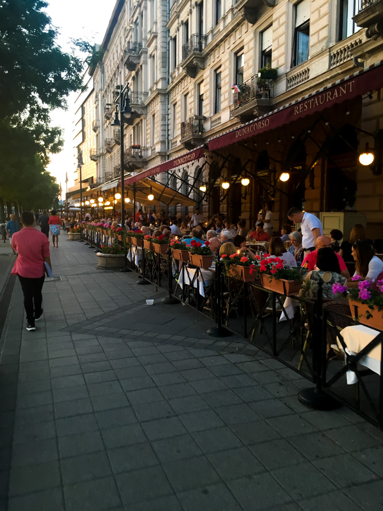 budapest riverfront dinning