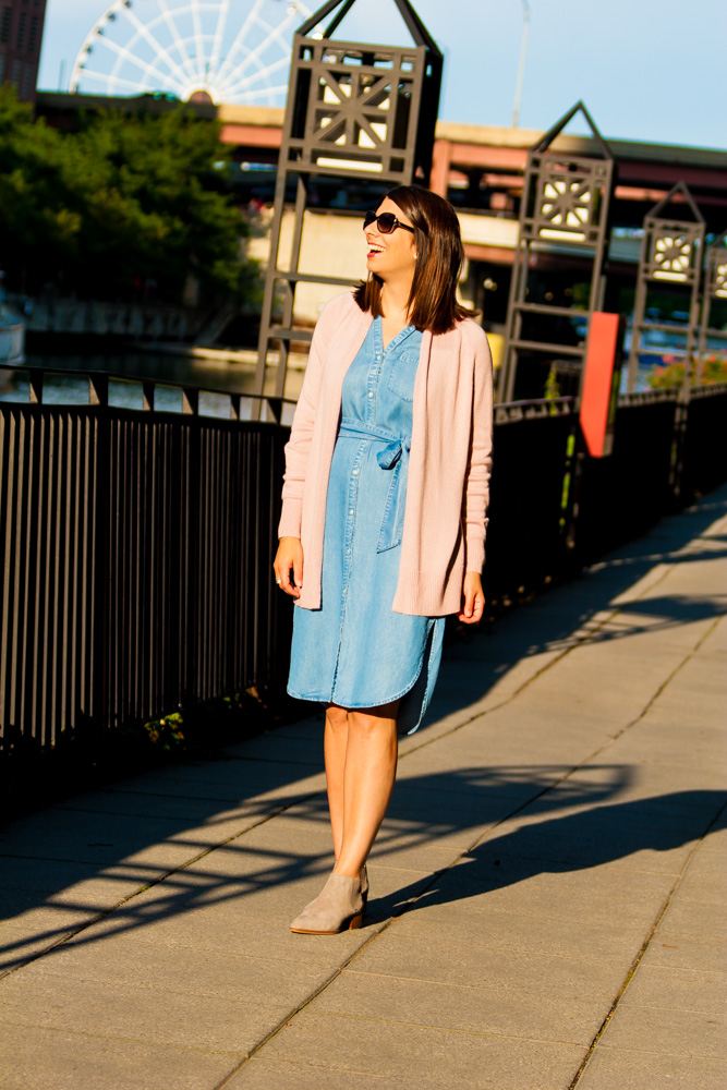 chambray dress