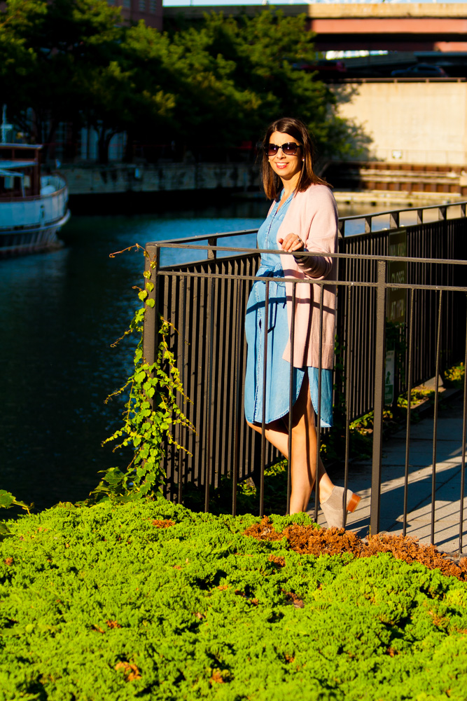 chambray dress