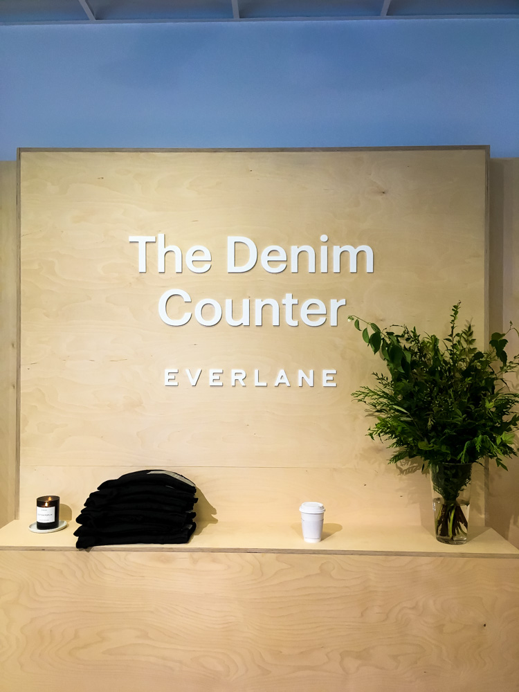 The denim counter Everlane