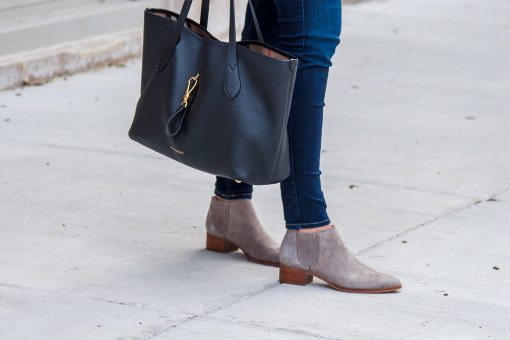 easy fall outfit booties