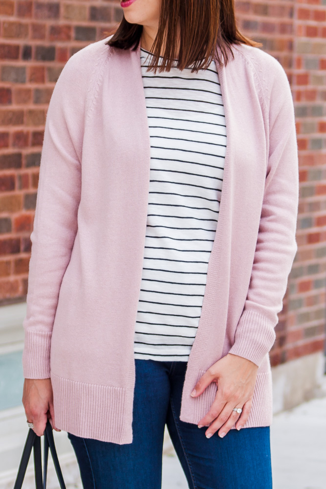 easy fall outfit stripes