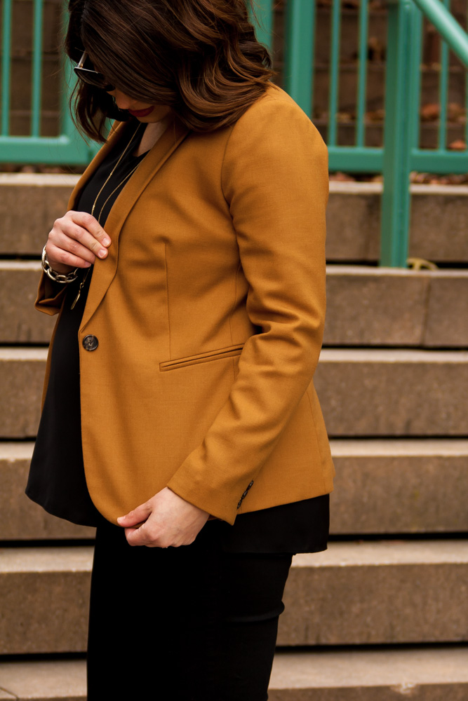 camel colored blazer