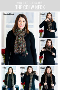 how to tie a scarf the cowl neck
