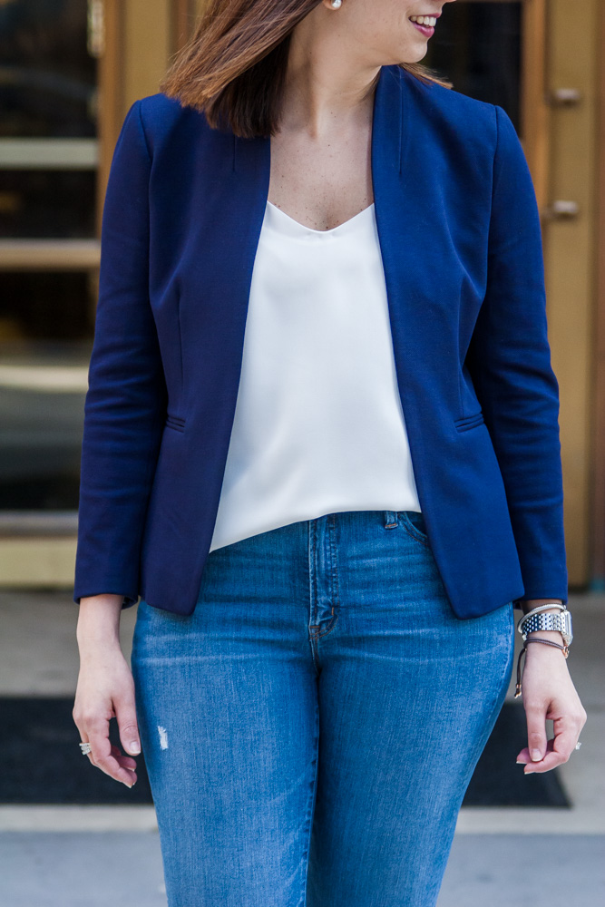 navy blazer