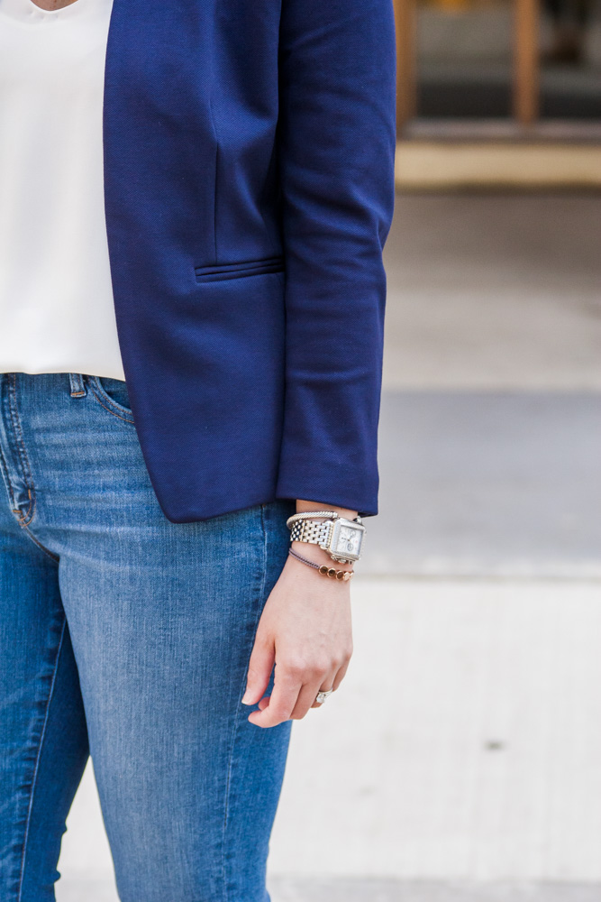 navy blazer from Jcrew