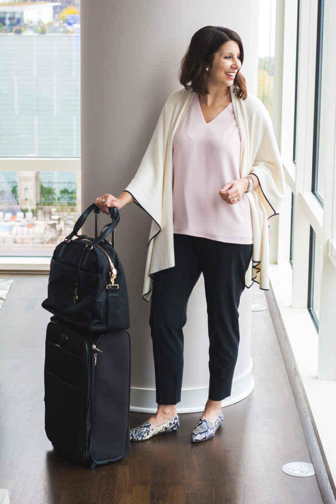 work travel capsule wardrobe