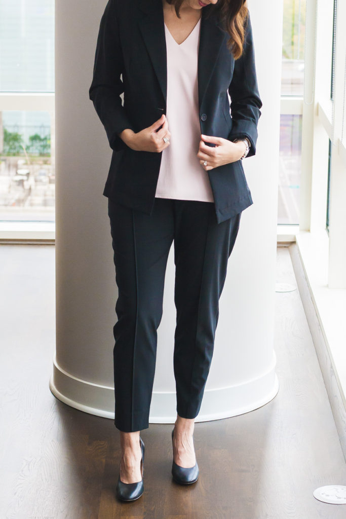 packable suiting from MM LaFleur