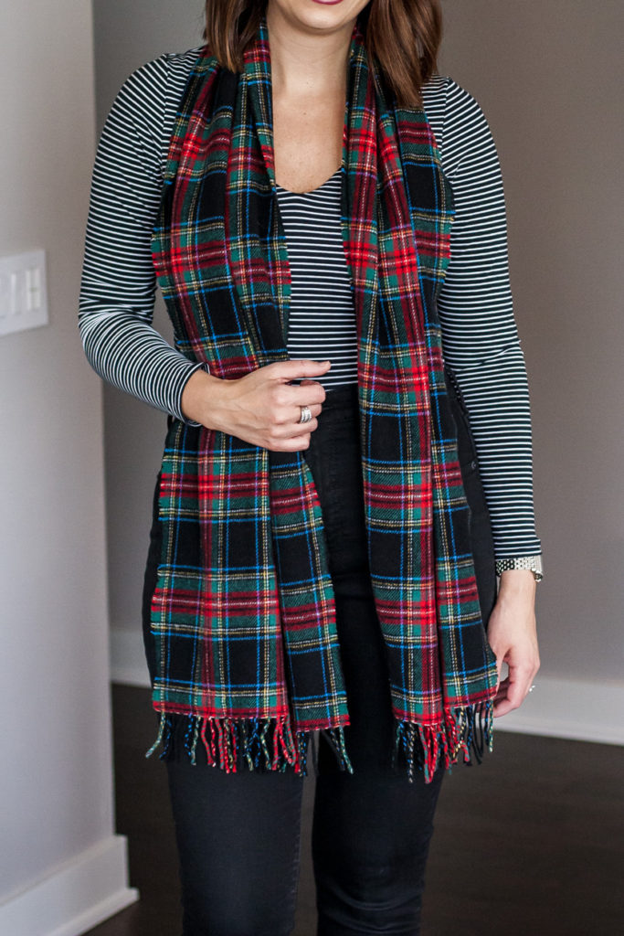 plaid scarf