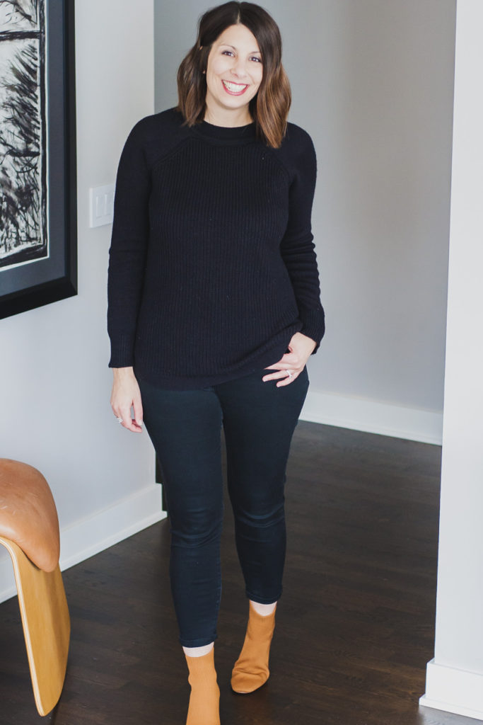 everlane black denim