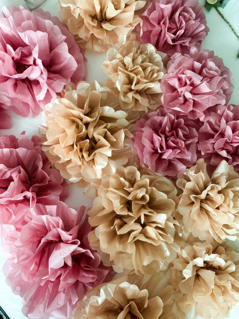 tissue paper flowers