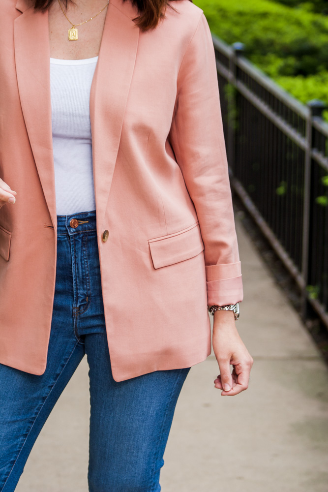 how to style an oversized blazer