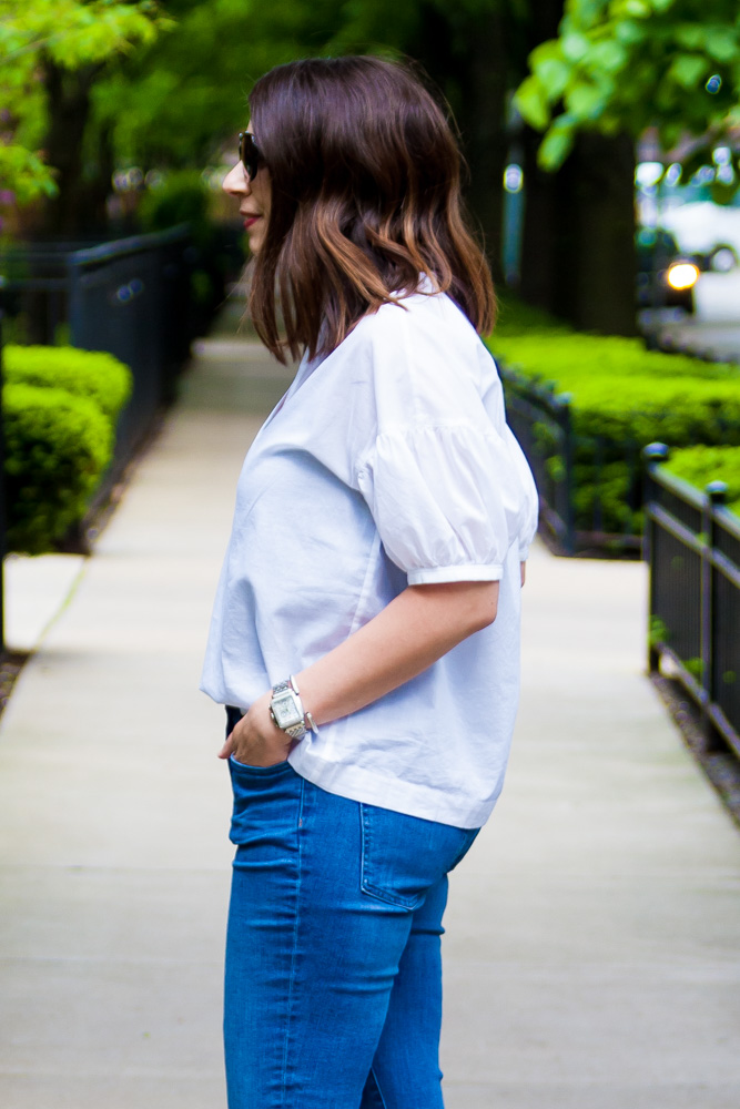 white blouse