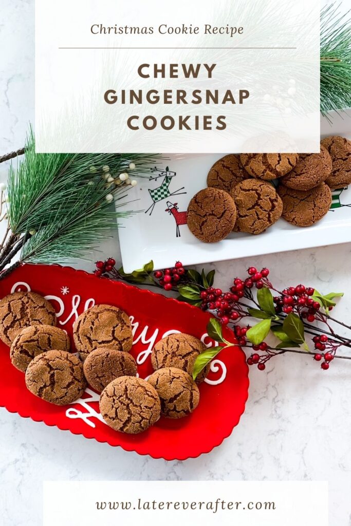 chewy gingersnap cookies recipe