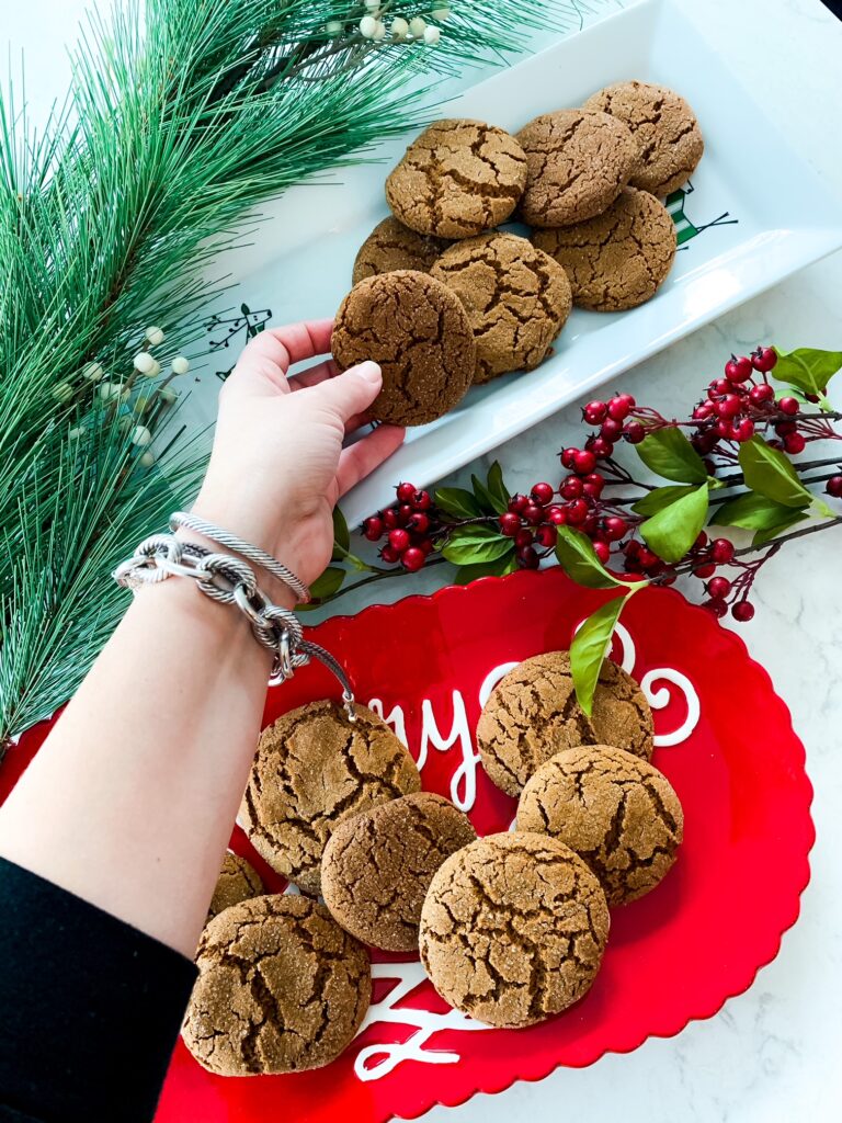 chewy gingersnap cookies recipe