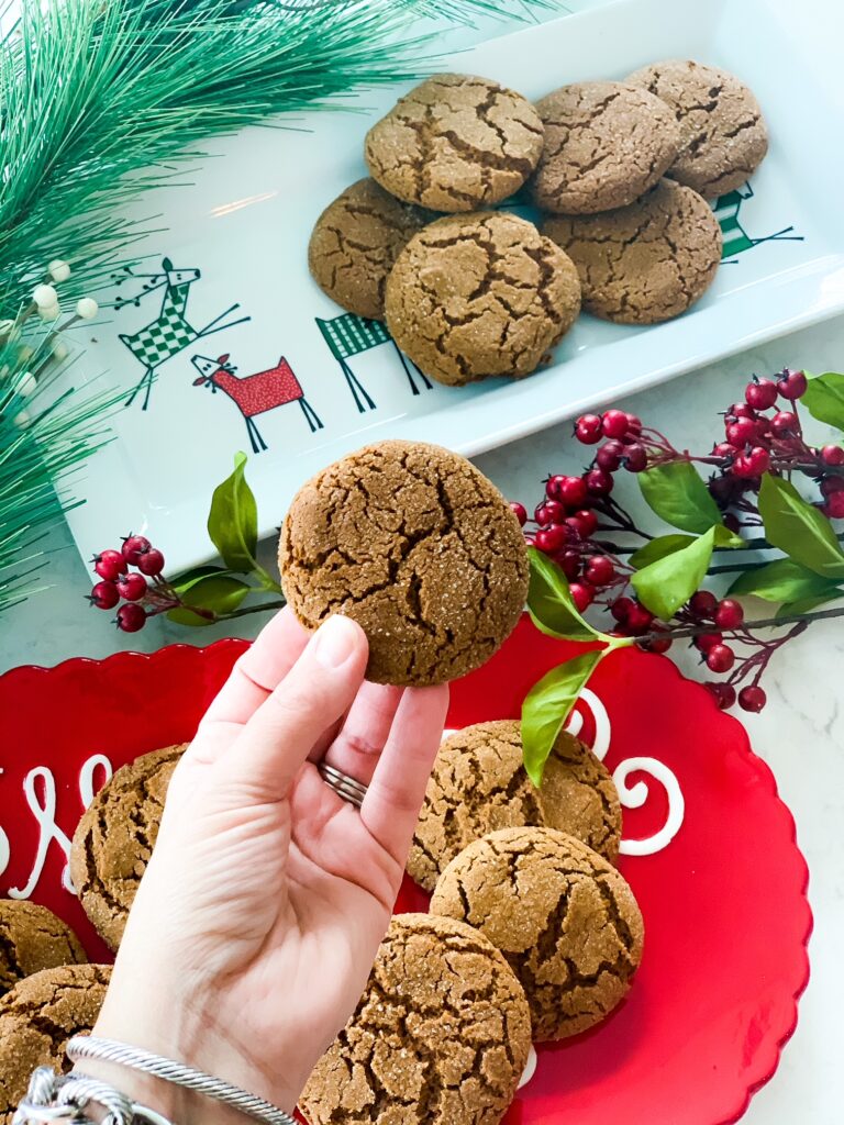 chewy gingersnap cookies recipe