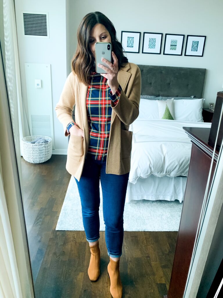 3 Ways to Wear a Plaid Turtleneck