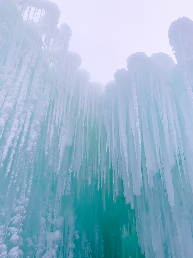 Ice Castles in Lake Geneva, Wisconsin