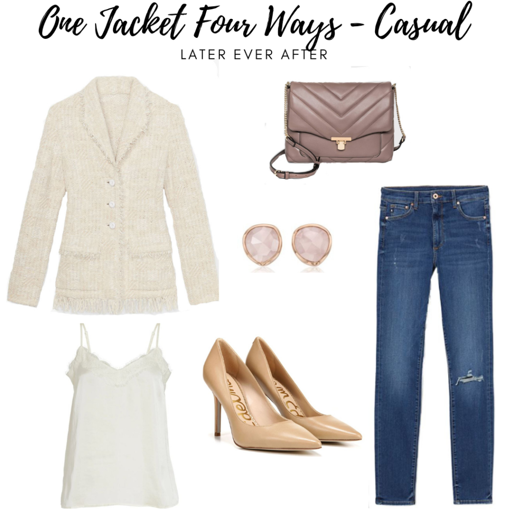 One Tweed Blazer Four Ways - Later Ever After, BlogLater Ever