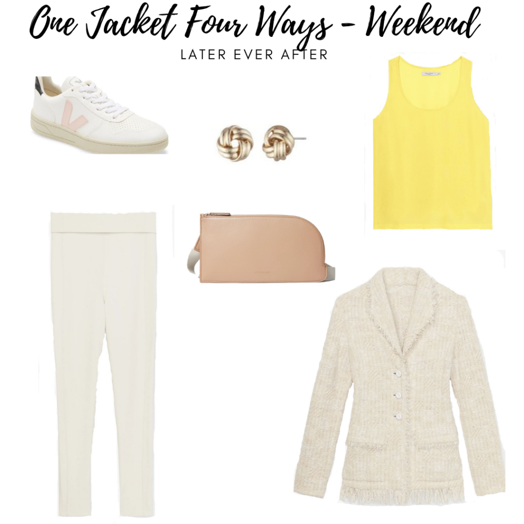 4 WAYS TO STYLE A TWEED JACKET – One Small Blonde