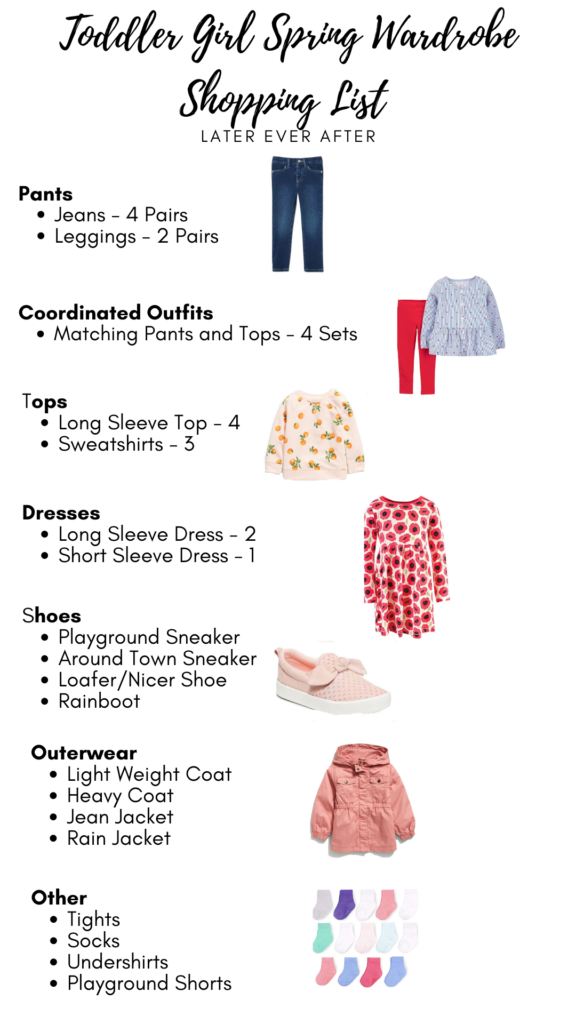 toddler girl spring wardrobe