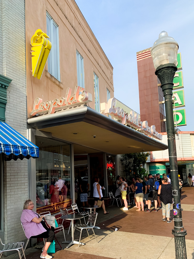 people outside leopold's