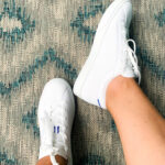 closeup photo of white shoes 