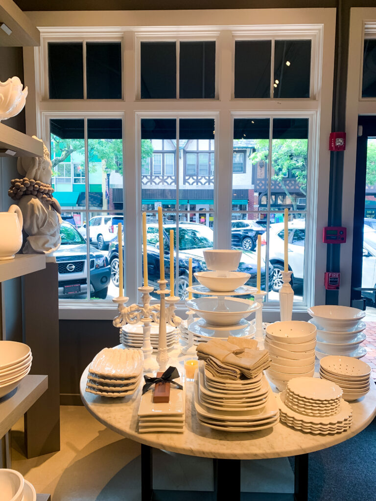 houseware display in hudson grace 