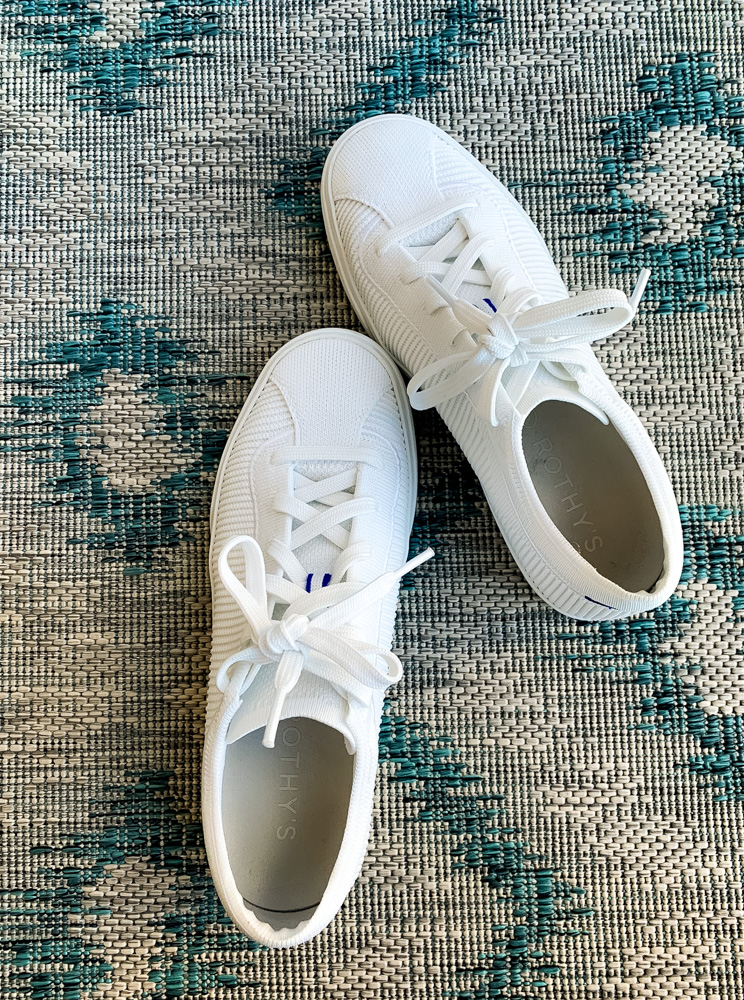white sneakers - a must have in a spring shoe collection
