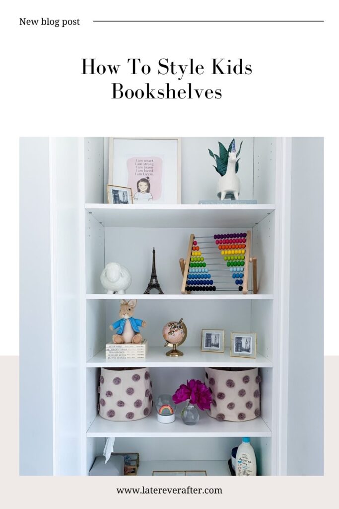 styling kids bookshelves