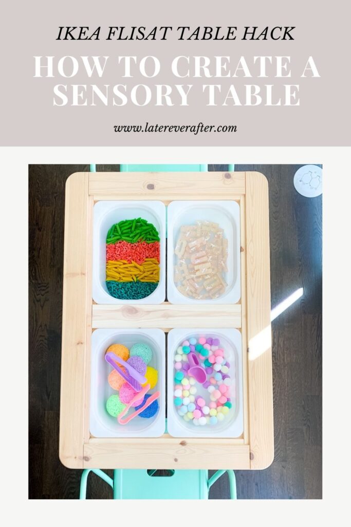 how to create an Ikea sensory table