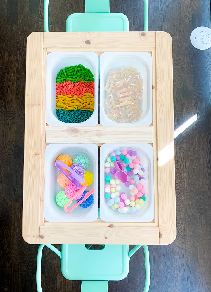 how to create a sensory table