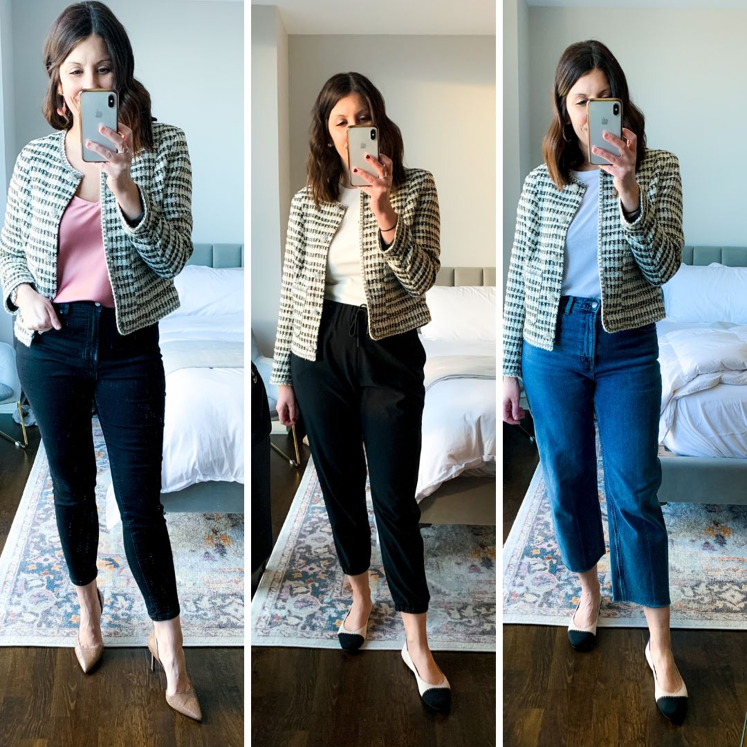 Simplystylebyj HOW TO: Style A Tweed Jacket. - Fashion, Styling and Beauty