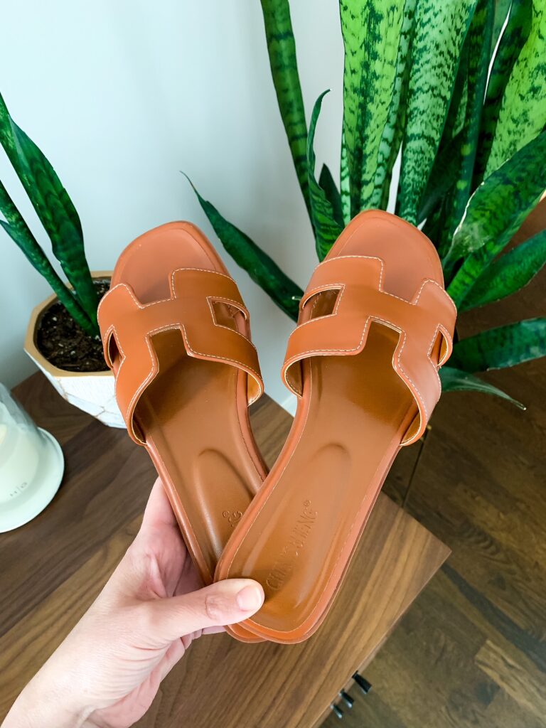 amazon finds such as these knockoff hermes sandals