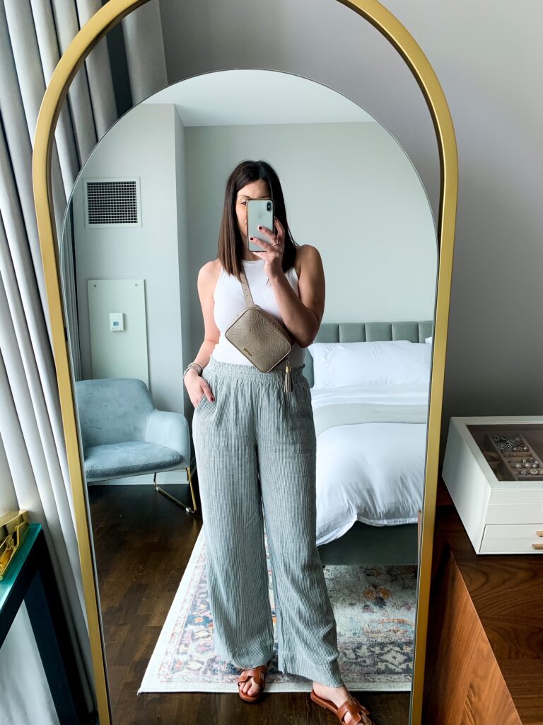 Linen pants outfit deals