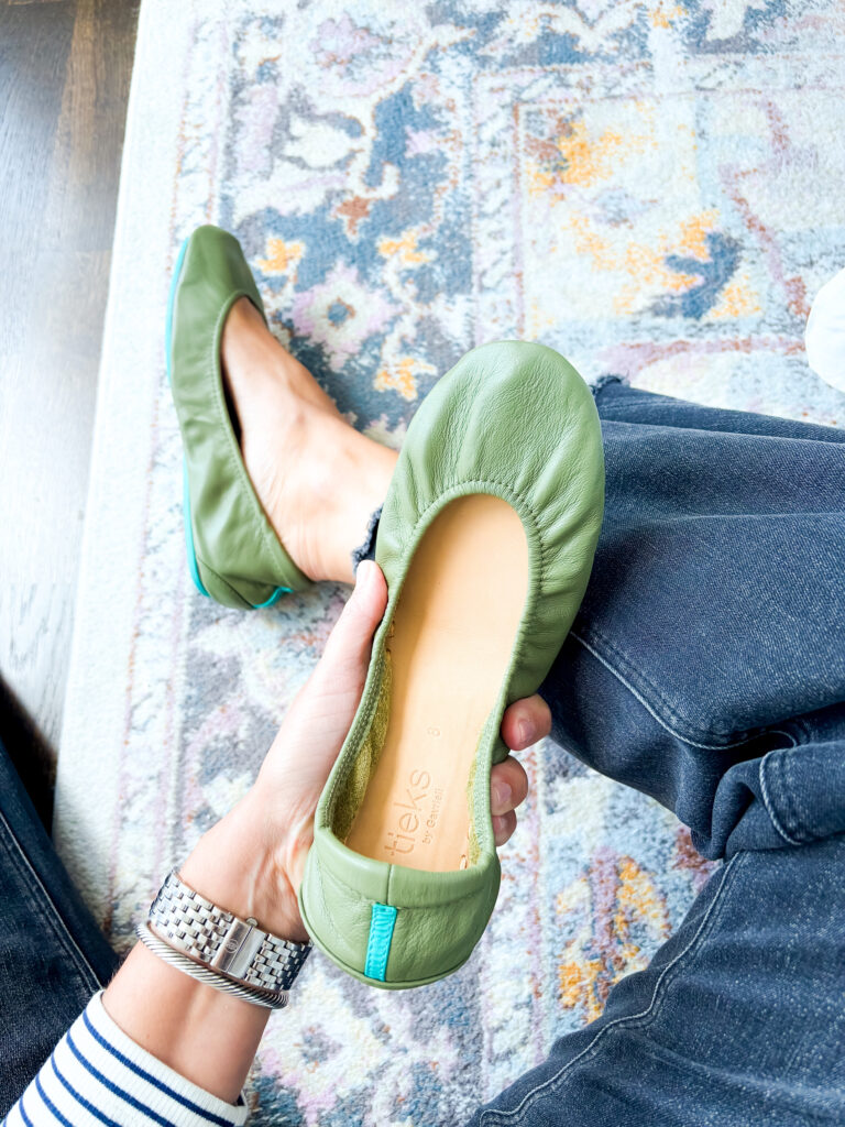 olive green tieks for the weekend and walking