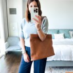 The Best Affordable Woven Leather Tote? My Honest Quince Review