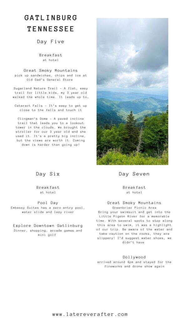 Clingmans Dome observation tower with panoramic views of the Smoky Mountains.