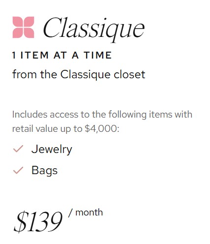 vivrelle membership option classique