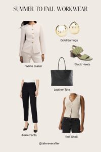 women over 40 office outfit idea