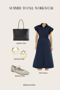 summer office outfit idea for women